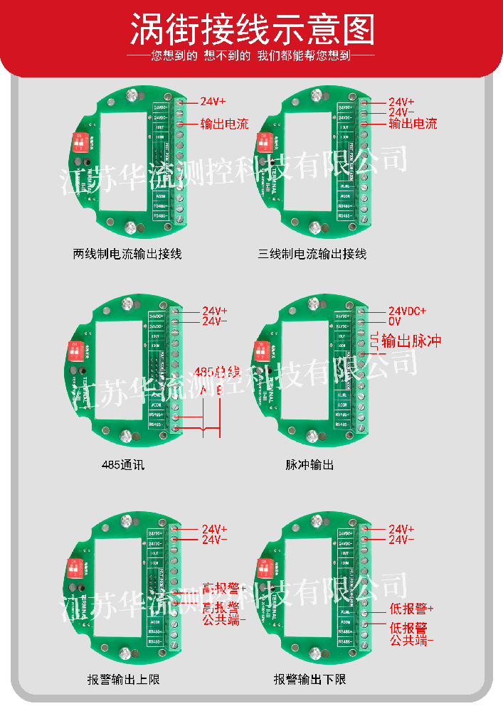 渦街流量計(jì)常見(jiàn)的接線(xiàn)，你知道嗎